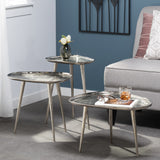 Abstract Low Side Table